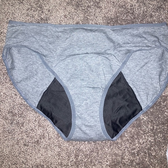 Period Panty Brief; Heather Gray - New; Multiple Sizes/Other colors available! - Picture 1 of 2